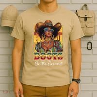 Boots On Ground Juneteenth Cowgirl Linedance Boots Western T-Shirt thumb 6