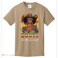 Boots On Ground Juneteenth Cowgirl Linedance Boots Western Kids T-Shirt thumb 0