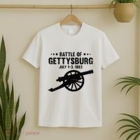 Battle Of Gettysburg Battlefield Us American Civil War T-Shirt thumb 2