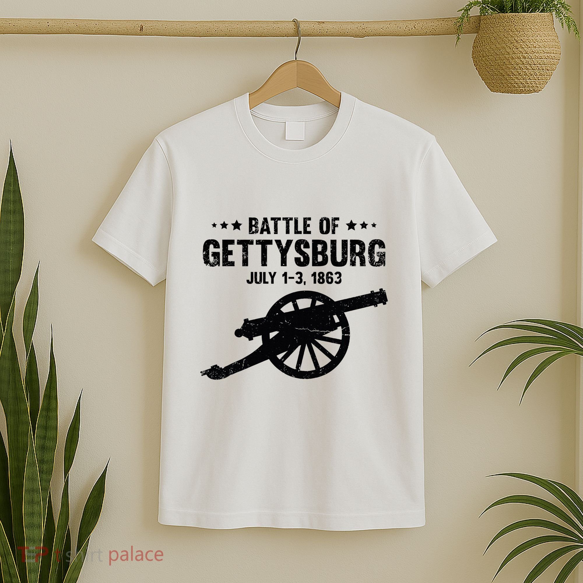 Battle Of Gettysburg Battlefield Us American Civil War T-Shirt