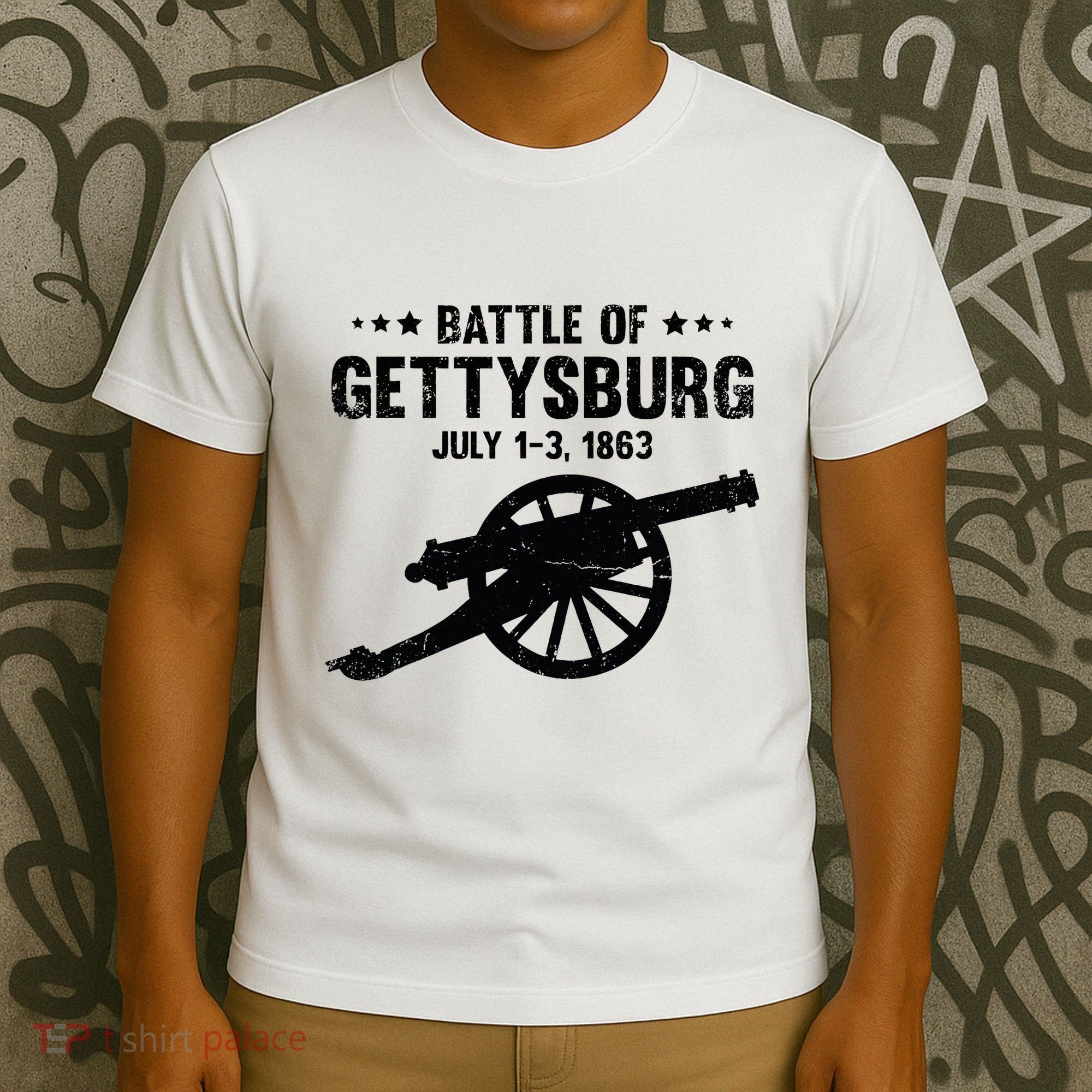 Battle Of Gettysburg Battlefield Us American Civil War T-Shirt