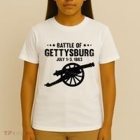 Battle Of Gettysburg Battlefield Us American Civil War T-Shirt thumb 4