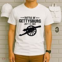 Battle Of Gettysburg Battlefield Us American Civil War T-Shirt thumb 6