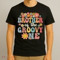 Brother Of Groovy One Matching Family 1st Birthday Party T-Shirt thumb 3