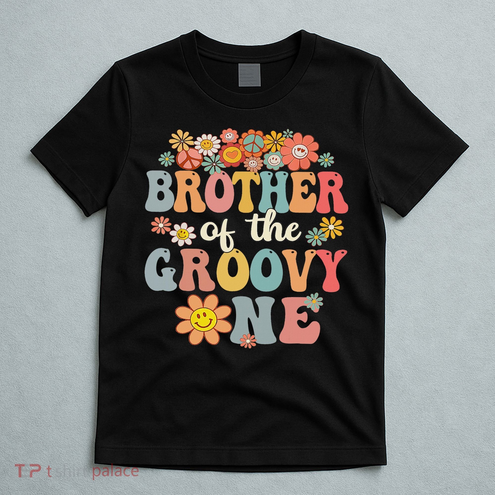 Brother Of Groovy One Matching Family 1st Birthday Party T-Shirt