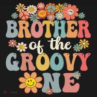 Brother Of Groovy One Matching Family 1st Birthday Party T-Shirt thumb 7