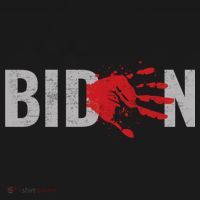 Blood On His Hands Anti Joe Biden Bloody Handprint Ornament thumb 1