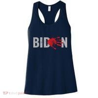 Blood On His Hands Anti Joe Biden Bloody Handprint Women's Tank Top thumb 0