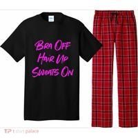 Bra Off Hair Up Sweats On Pajama Set thumb 0