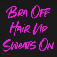 Bra Off Hair Up Sweats On Women's Hoodie thumb 2