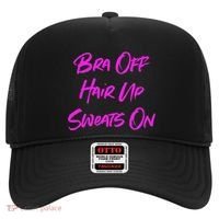 Bra Off Hair Up Sweats On Hat thumb 0