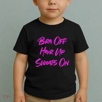 Bra Off Hair Up Sweats On Toddler T-Shirt thumb 2