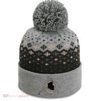 Boho Celestial Bodies Yoga Girl The Baniff Cuffed Pom Beanie thumb 0