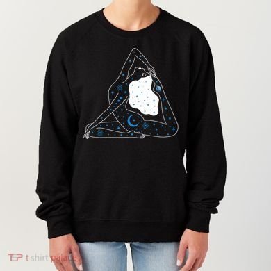 Boho Celestial Bodies Yoga Girl Women's Sweatshirt