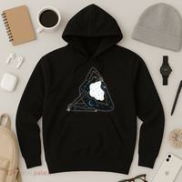 Boho Celestial Bodies Yoga Girl Hoodie thumb 3