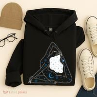Boho Celestial Bodies Yoga Girl Hoodie thumb 4