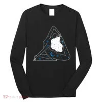 Boho Celestial Bodies Yoga Girl Long Sleeve Shirt thumb 0