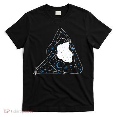 Boho Celestial Bodies Yoga Girl T-Shirt