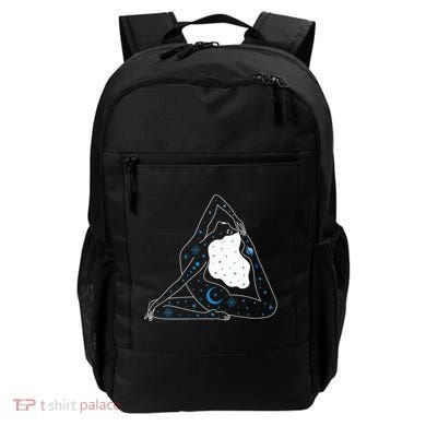 Boho Celestial Bodies Yoga Girl Backpack