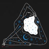 Boho Celestial Bodies Yoga Girl Toddler Hoodie thumb 2