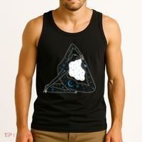 Boho Celestial Bodies Yoga Girl Tank Top thumb 3