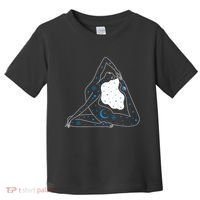 Boho Celestial Bodies Yoga Girl Toddler T-Shirt thumb 0