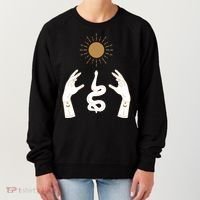 Boho Hands Reaching For The Sun Snake Women's Sweatshirt thumb 0