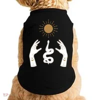 Boho Hands Reaching For The Sun Snake Doggie Tank thumb 0