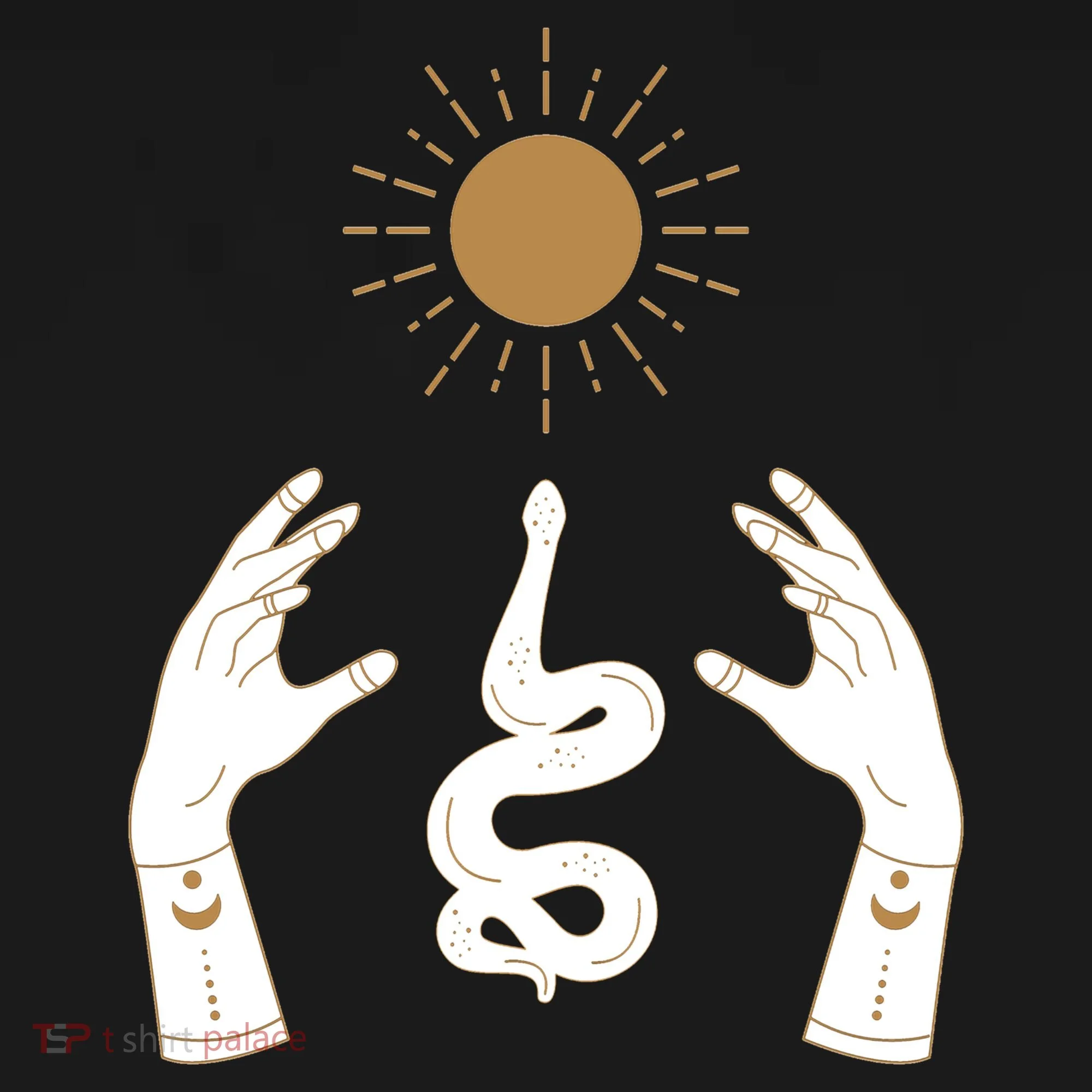 Boho Hands Reaching For The Sun Snake Doggie Tank
