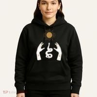 Boho Hands Reaching For The Sun Snake Hoodie thumb 5