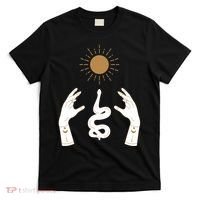 Boho Hands Reaching For The Sun Snake T-Shirt thumb 0