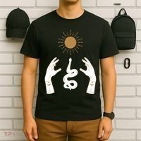 Boho Hands Reaching For The Sun Snake T-Shirt thumb 6