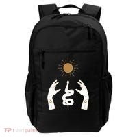 Boho Hands Reaching For The Sun Snake Backpack thumb 0