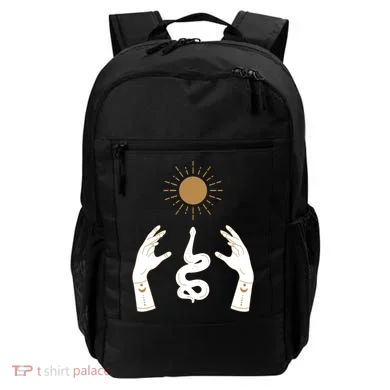 Boho Hands Reaching For The Sun Snake Backpack
