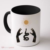 Boho Hands Reaching For The Sun Snake Coffee Mug thumb 0