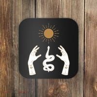Boho Hands Reaching For The Sun Snake Coaster thumb 0