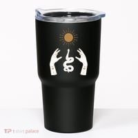 Boho Hands Reaching For The Sun Snake Tumbler thumb 0