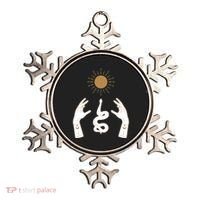 Boho Hands Reaching For The Sun Snake Ornament thumb 0