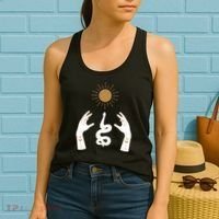 Boho Hands Reaching For The Sun Snake Women's Tank Top thumb 2