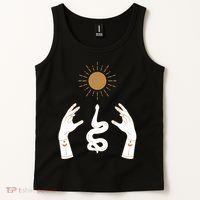 Boho Hands Reaching For The Sun Snake Tank Top thumb 2