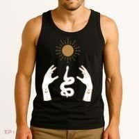 Boho Hands Reaching For The Sun Snake Tank Top thumb 3