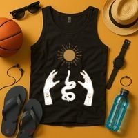Boho Hands Reaching For The Sun Snake Tank Top thumb 4