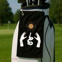 Boho Hands Reaching For The Sun Snake Golf Towel thumb 2