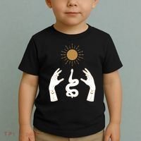 Boho Hands Reaching For The Sun Snake Toddler T-Shirt thumb 2