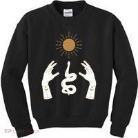 Boho Hands Reaching For The Sun Snake Kids Sweatshirt thumb 0