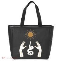 Boho Hands Reaching For The Sun Snake Tote Bag thumb 0