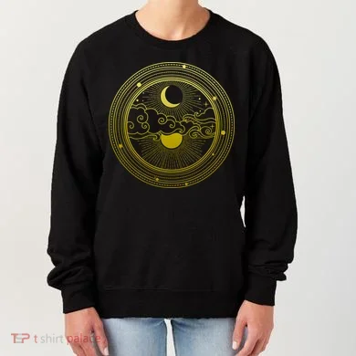 BoHo Moon and Sun Reflection Women's Sweatshirt