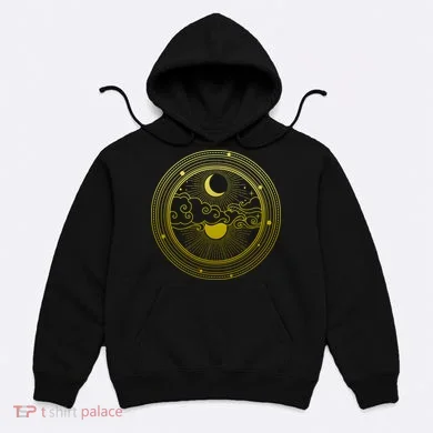 BoHo Moon and Sun Reflection Hoodie