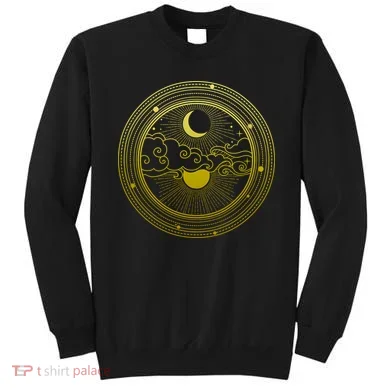 BoHo Moon and Sun Reflection Sweatshirt