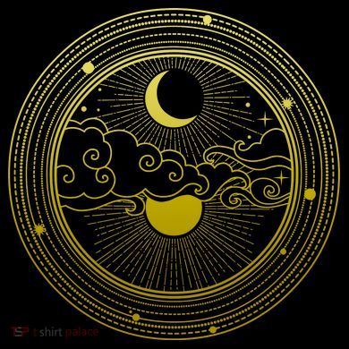 BoHo Moon and Sun Reflection Sweatshirt
